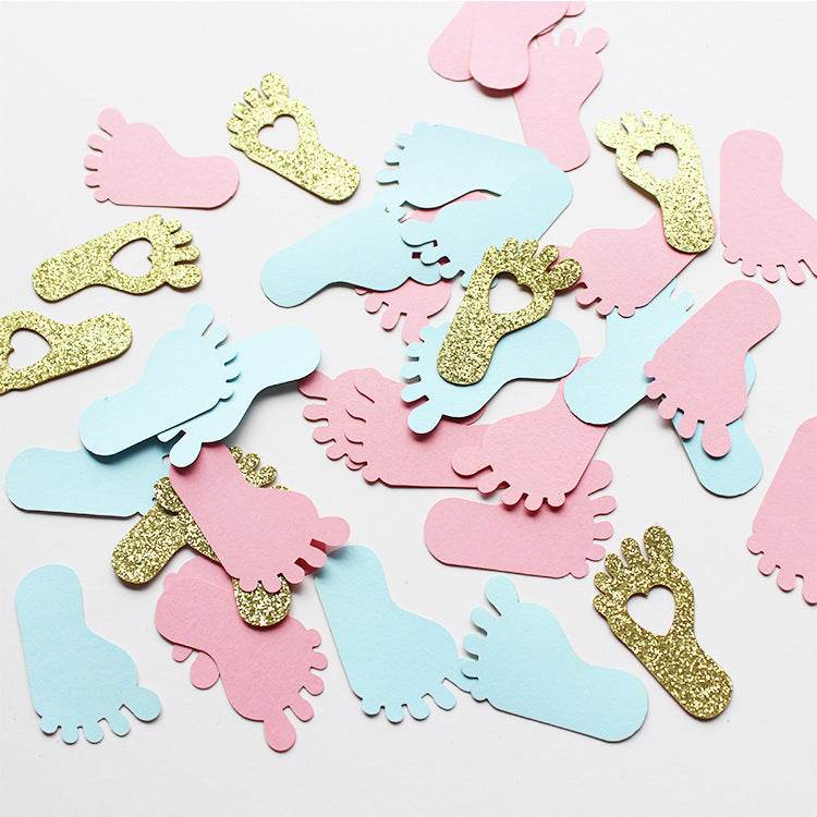 Baby Gender Reveal Party Paper Scrap - Mubimart