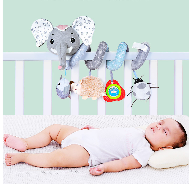 Baby Gift Car Hanging Bed Plush Bed Toys Around - Mubimart - Baby toys 