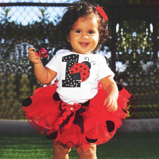 Baby Girl Birthday Dress Baby Girl Romper Princess Dress - Mubimart