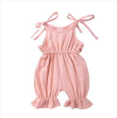 Mubimart Baby Girl Clothes Romper Jumpsuit Halter Summer Outfit Mubimart Baby girl casual wear Baby girl halter romper Baby girl jumpsuit Baby girl summer fashion Baby girl wardrobe essential Breathable baby romper Comfortable baby clothing Cute baby girl outfit Fashionable baby attire High-quality baby wear Infant fashion summer wear Infant girl halter outfit Soft baby jumpsuit Stylish infant romper Summer baby girl outfit Trendy baby girl clothes