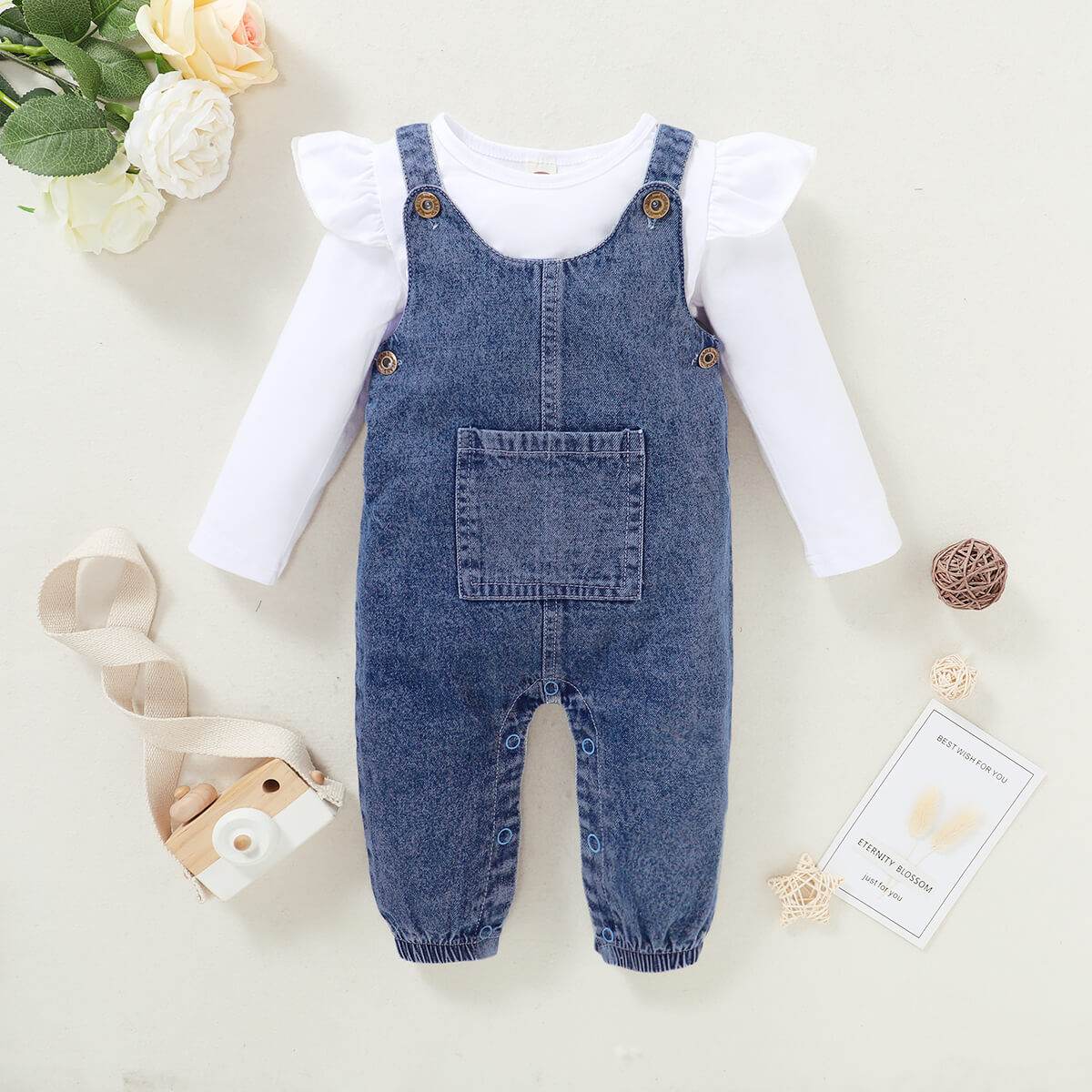 Baby Girl Clothes Set Long Sleeve - Mubimart