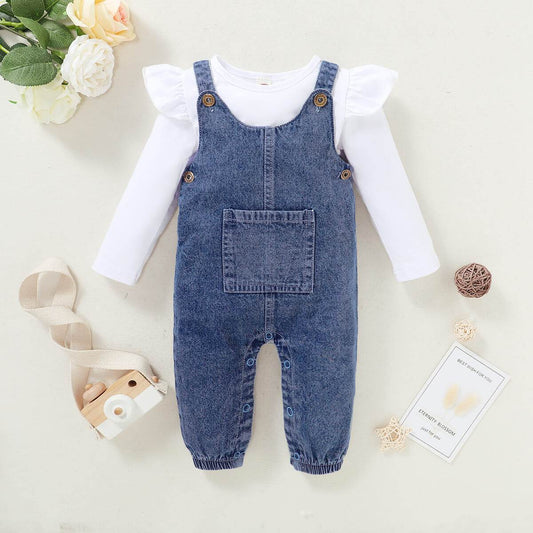 Baby Girl Clothes Set Long Sleeve - Mubimart