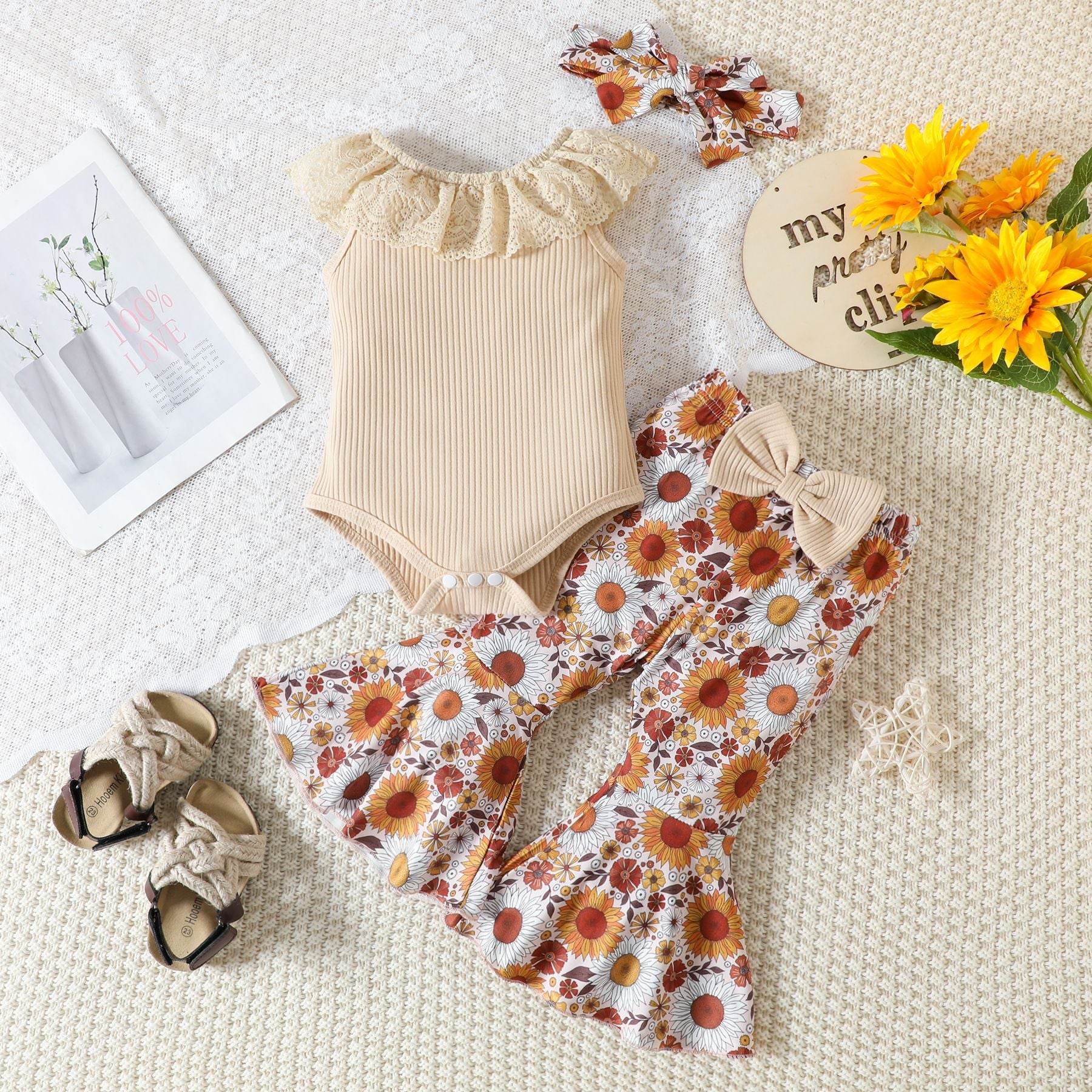 Baby Girl Summer Fashion Casual Two-piece Suit - Mubimart