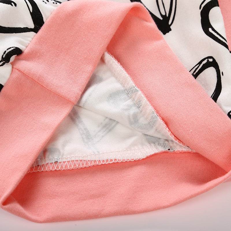 Baby Girl Sweater Hooded Love Set - Mubimart