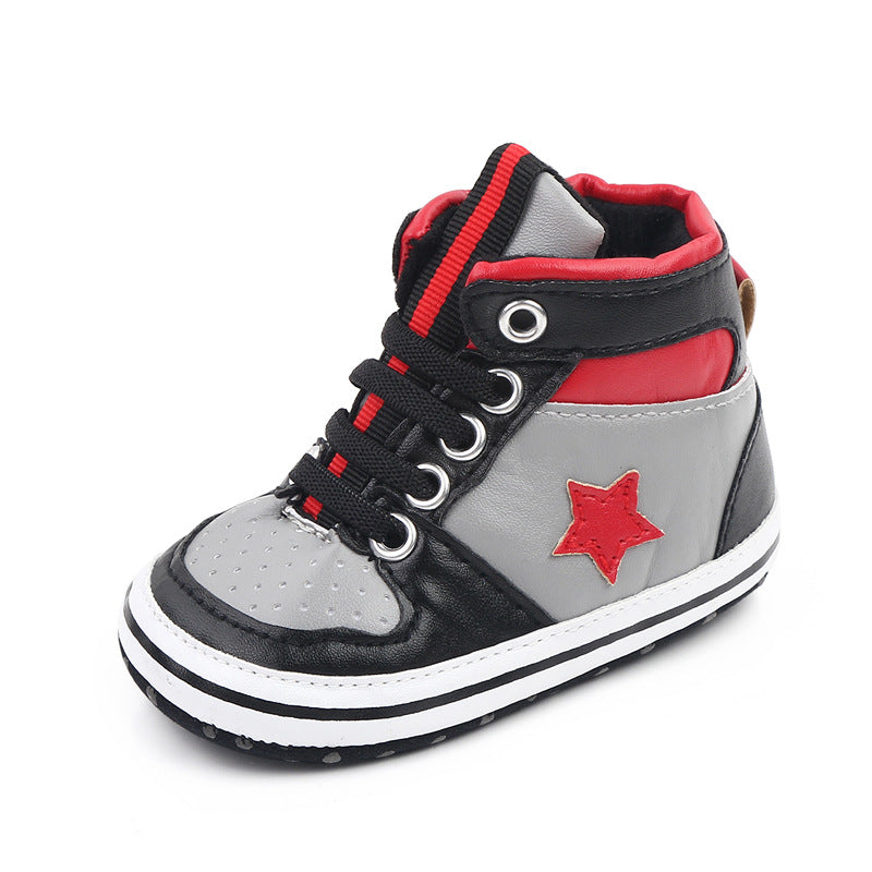 Baby High-top Casual Toddler Shoes For 0-1 Years Old - Mubimart -  