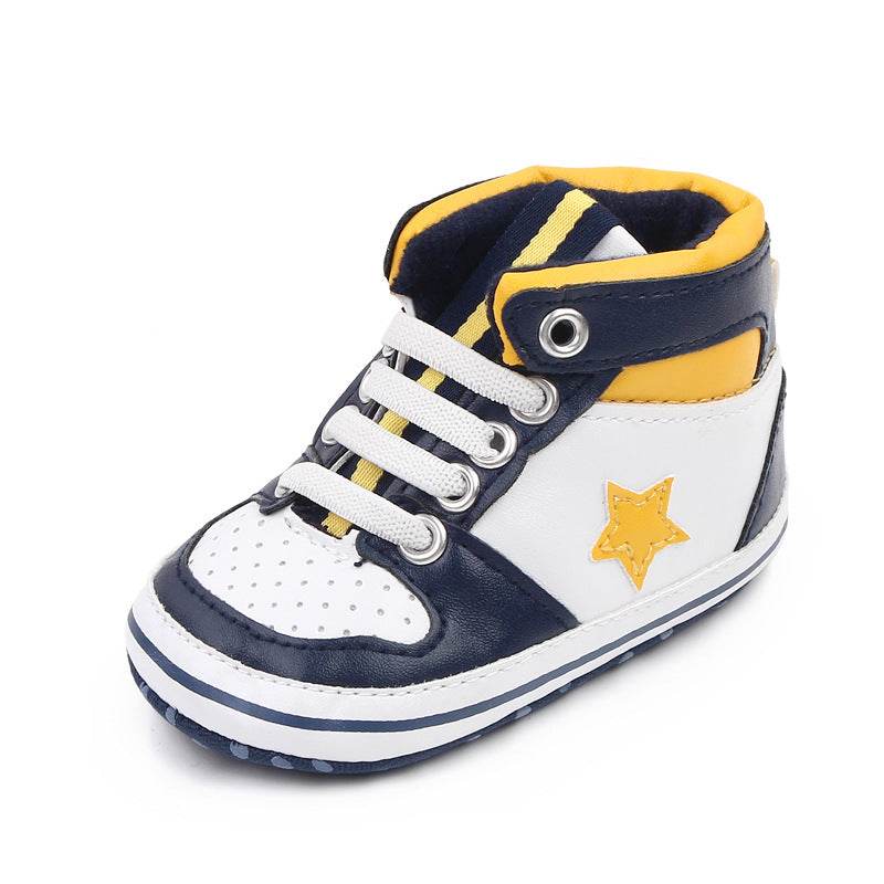 Baby High-top Casual Toddler Shoes For 0-1 Years Old - Mubimart