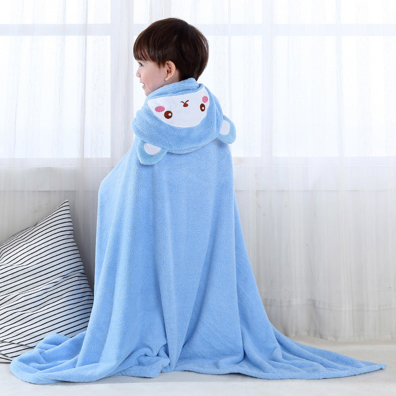 Baby Infant Hooded Bath Towel - Mubimart -  