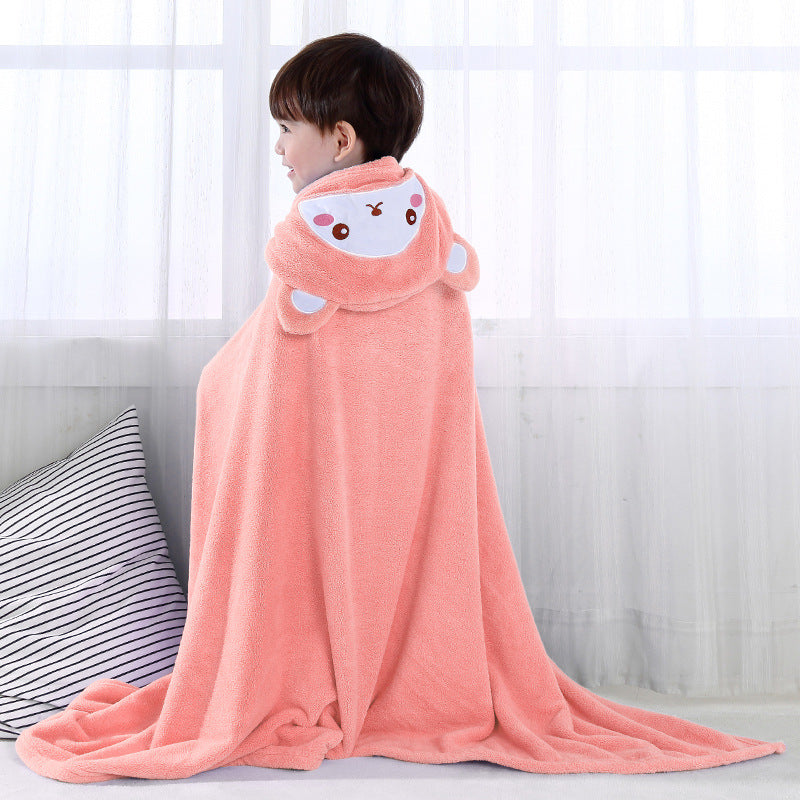 Baby Infant Hooded Bath Towel - Mubimart -  