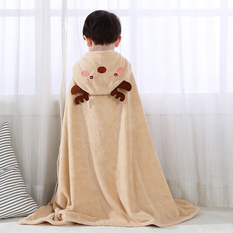 Baby Infant Hooded Bath Towel - Mubimart -  