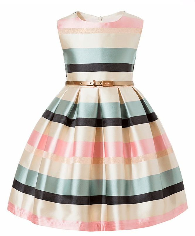 Baby Kids Flower Pretty Birthday Dresses Children Clothing - Mubimart