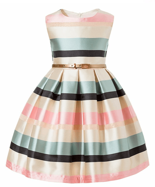 Baby Kids Flower Pretty Birthday Dresses Children Clothing - Mubimart