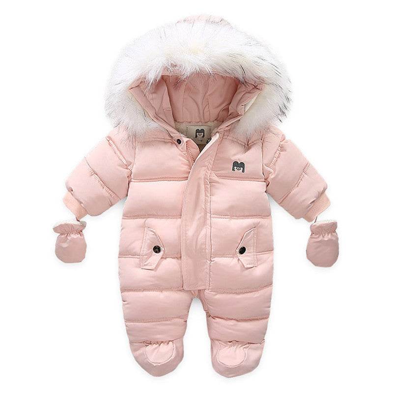 Baby Kids Jumpsuit Jacket with Gloves - Mubimart