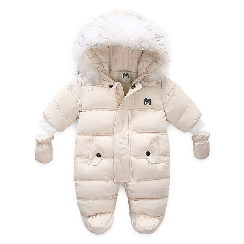 Baby Kids Jumpsuit Jacket with Gloves - Mubimart -  