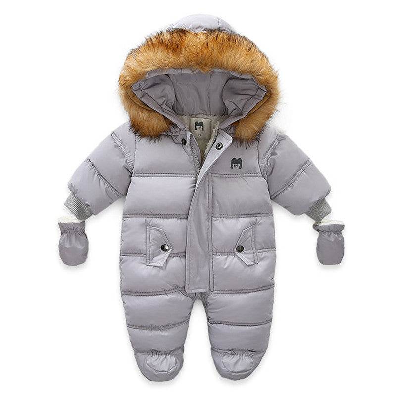 Baby Kids Jumpsuit Jacket with Gloves - Mubimart