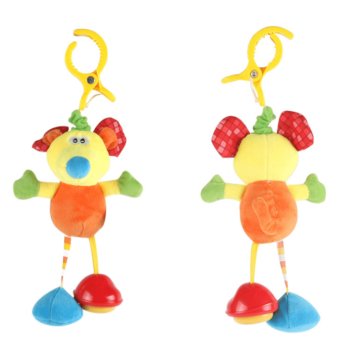 Baby Kids Rattles Toys Cotton Stroller Pram Crib Hanging Soft Plush Toys Animal Clip Baby Crib Bed Hanging Bells Toys For Babies - Mubimart