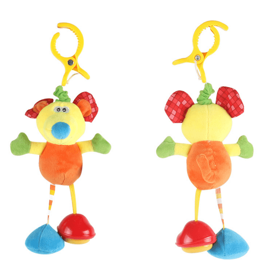 Baby Kids Rattles Toys Cotton Stroller Pram Crib Hanging Soft Plush Toys Animal Clip Baby Crib Bed Hanging Bells Toys For Babies - Mubimart