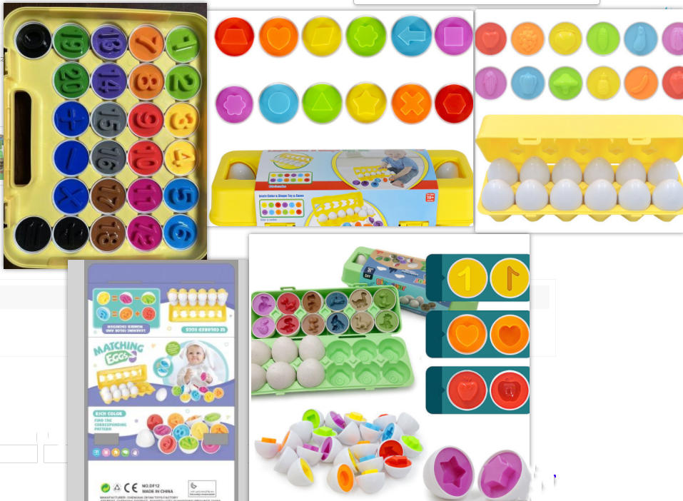 Baby Learning Educational Toy Smart Egg Toy Games Shape Matching Sorters Toys Montessori Eggs Toys For Kids Children - Mubimart -  