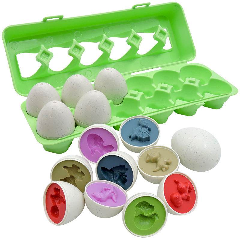 Baby Learning Educational Toy Smart Egg Toy Games Shape Matching Sorters Toys Montessori Eggs Toys For Kids Children - Mubimart