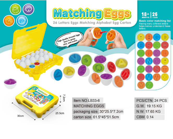 Baby Learning Educational Toy Smart Egg Toy Games Shape Matching Sorters Toys Montessori Eggs Toys For Kids Children - Mubimart -  