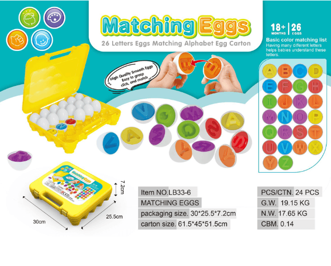 Baby Learning Educational Toy Smart Egg Toy Games Shape Matching Sorters Toys Montessori Eggs Toys For Kids Children - Mubimart
