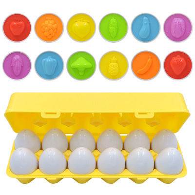 Baby Learning Educational Toy Smart Egg Toy Games Shape Matching Sorters Toys Montessori Eggs Toys For Kids Children - Mubimart