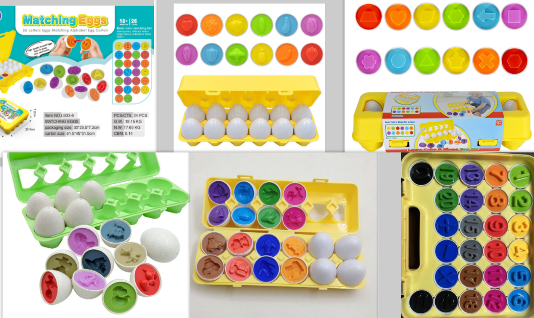 Baby Learning Educational Toy Smart Egg Toy Games Shape Matching Sorters Toys Montessori Eggs Toys For Kids Children - Mubimart -  