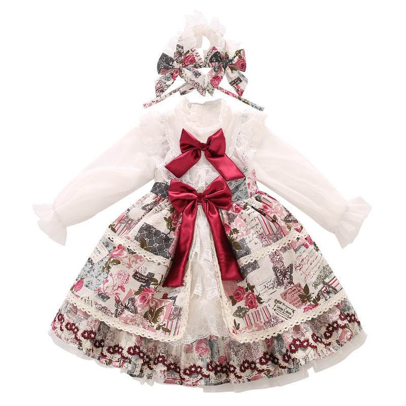 Baby Lolita Princess Dress Children's Lolita Dress Girl Child Lolita Dress Autumn Dress - Mubimart