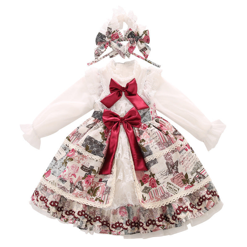 Baby Lolita Princess Dress Children's Lolita Dress Girl Child Lolita Dress Autumn Dress - Mubimart -  