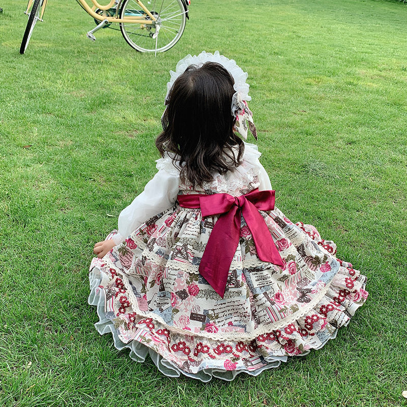 Baby Lolita Princess Dress Children's Lolita Dress Girl Child Lolita Dress Autumn Dress - Mubimart - Baby Cloth 