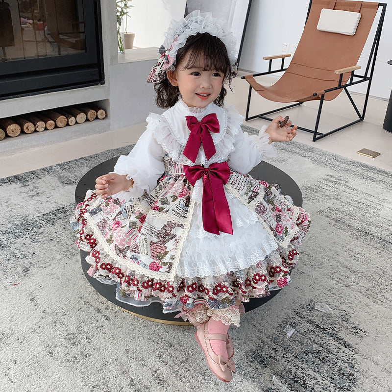 Baby Lolita Princess Dress Children's Lolita Dress Girl Child Lolita Dress Autumn Dress - Mubimart -  