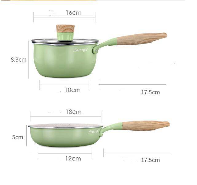 Baby Maifan Stone Non-stick Milk Pan - Mubimart