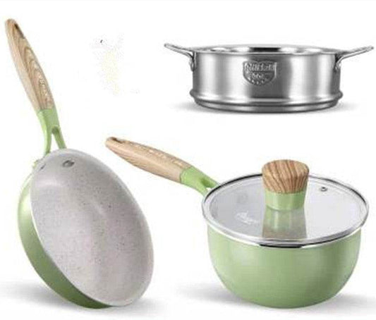Baby Maifan Stone Non-stick Milk Pan - Mubimart