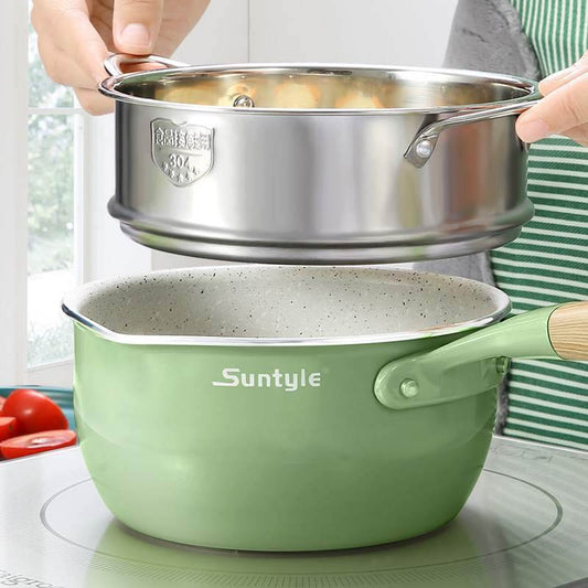 Baby Maifan Stone Non-stick Milk Pan - Mubimart