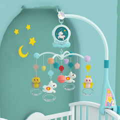 Baby Music Bed Bell Baby Newborn Puzzle Bedside Rotating Rattle Appease Toy Pendant - Mubimart - Baby toys 