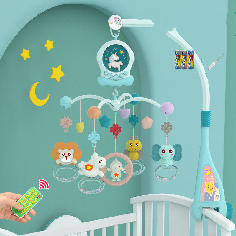 Baby Music Bed Bell Baby Newborn Puzzle Bedside Rotating Rattle Appease Toy Pendant - Mubimart -  