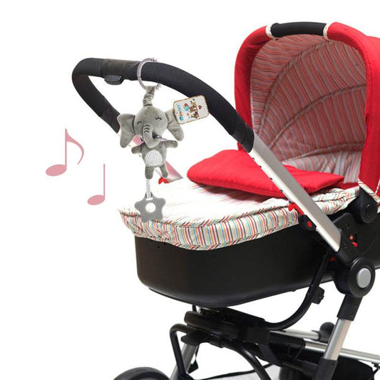 Baby Music Bed Hanging Baby Plush Bed Hanging Cartoon Toys 0-1 Years Old - Mubimart