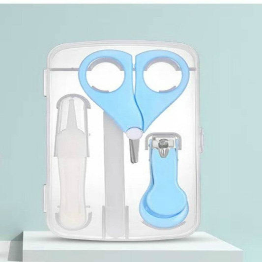 Baby Nail File Combination Set Baby Nail Clipper Four-Piece Set Baby Safety Nail Clipper - Mubimart
