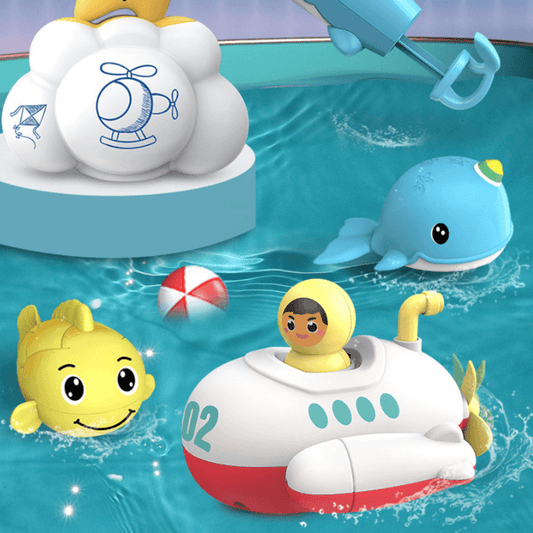 Baby On The Chain Toy Submarine Bathroom Bath - Mubimart