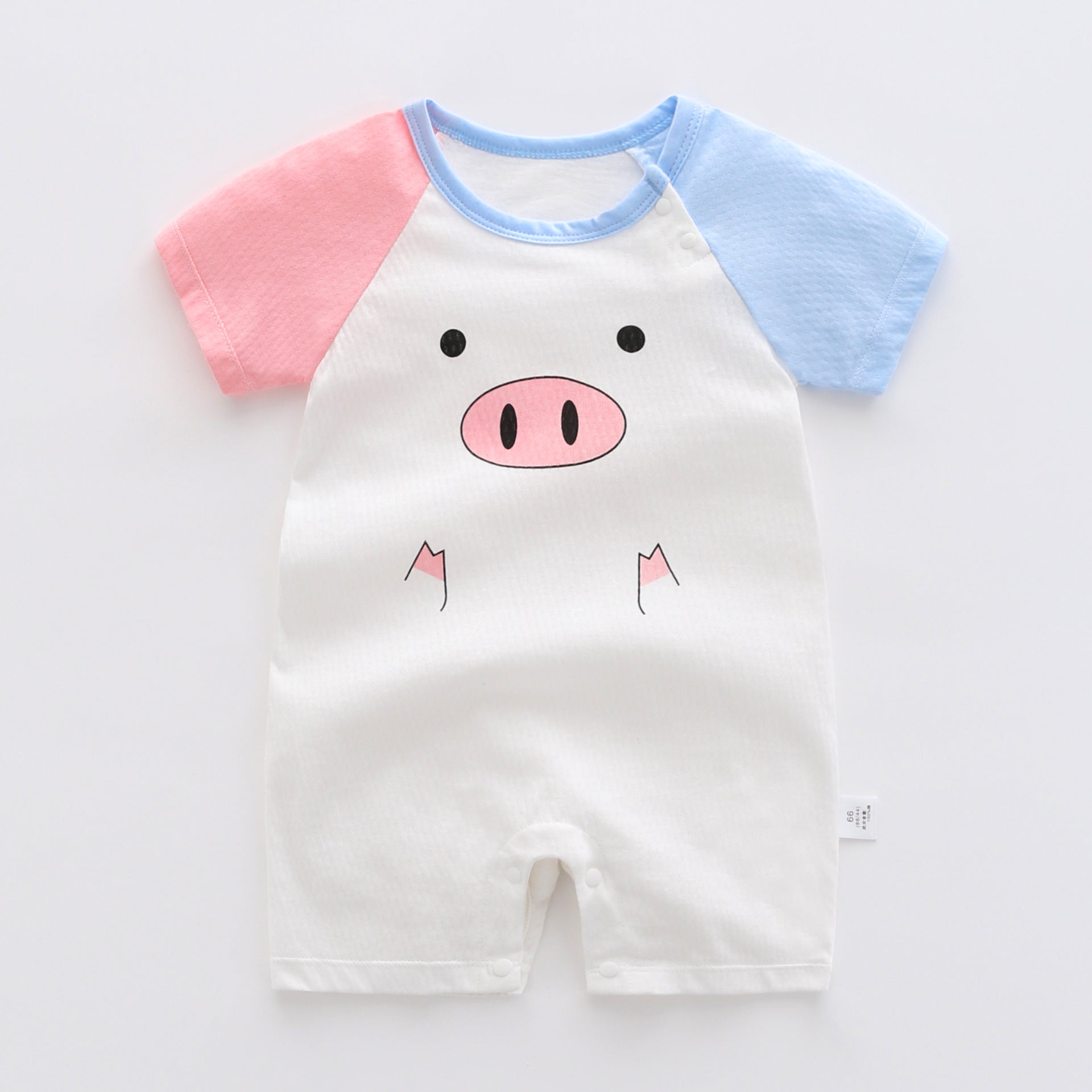 Baby One-piece Clothes Summer Thin Boy Baby Romper Pure Cotton - Mubimart -  