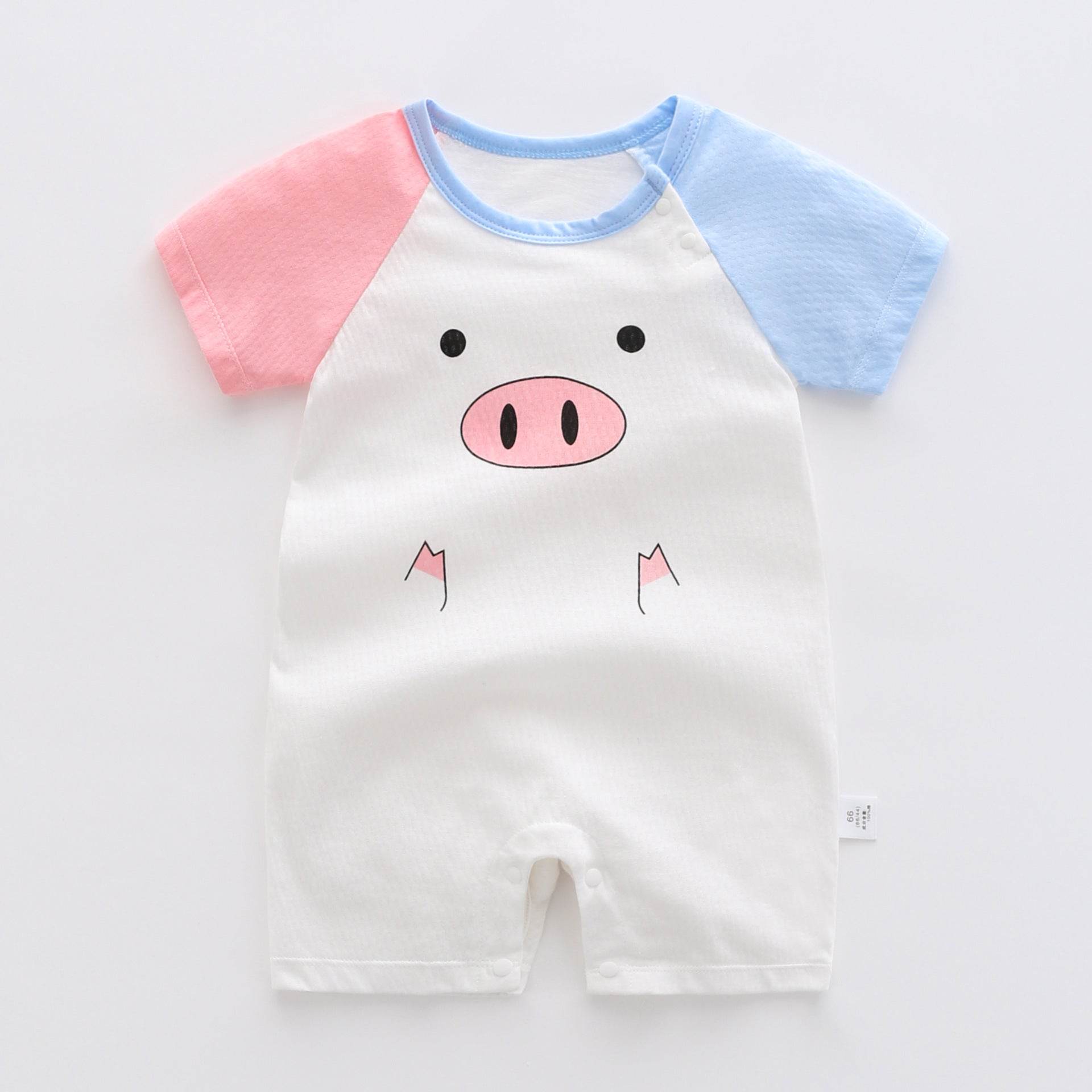 Baby One-piece Clothes Summer Thin Boy Baby Romper Pure Cotton - Mubimart