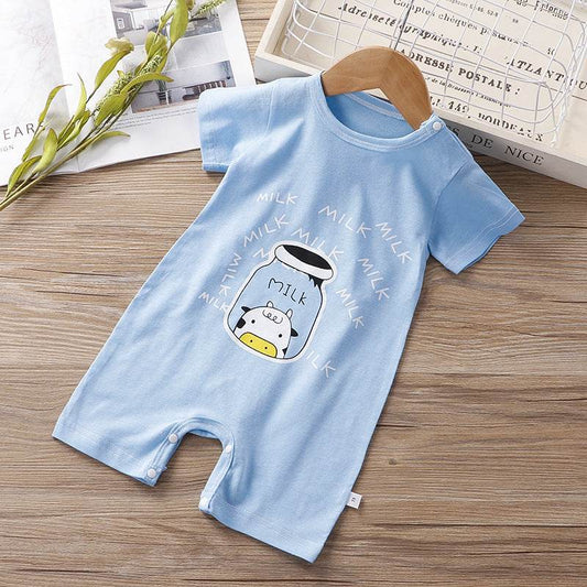 Baby Onesies Summer 0-3 Months Cotton Baby Romper - Mubimart