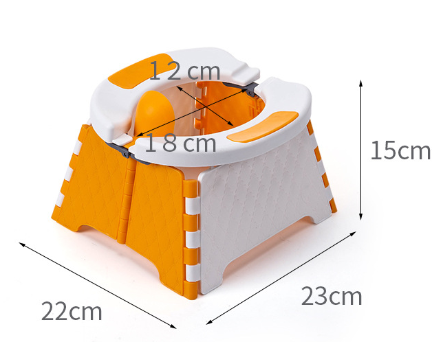 Baby Potty Training Seat Kids Toddler Outdoor Portable Folding Toilet Urinal Pot - Mubimart -  