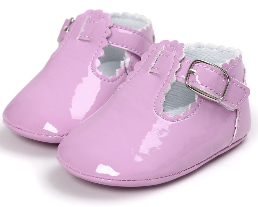 Baby Princess Shoes Baby Shoes Soft Soled Shoes Bright Shoes - Mubimart -  