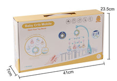 Baby Rattles Crib Mobiles Toy Holder Rotating Mobile Bed Bell Musical Box Projection Newborn Infant Baby Boy Toys - Mubimart -  