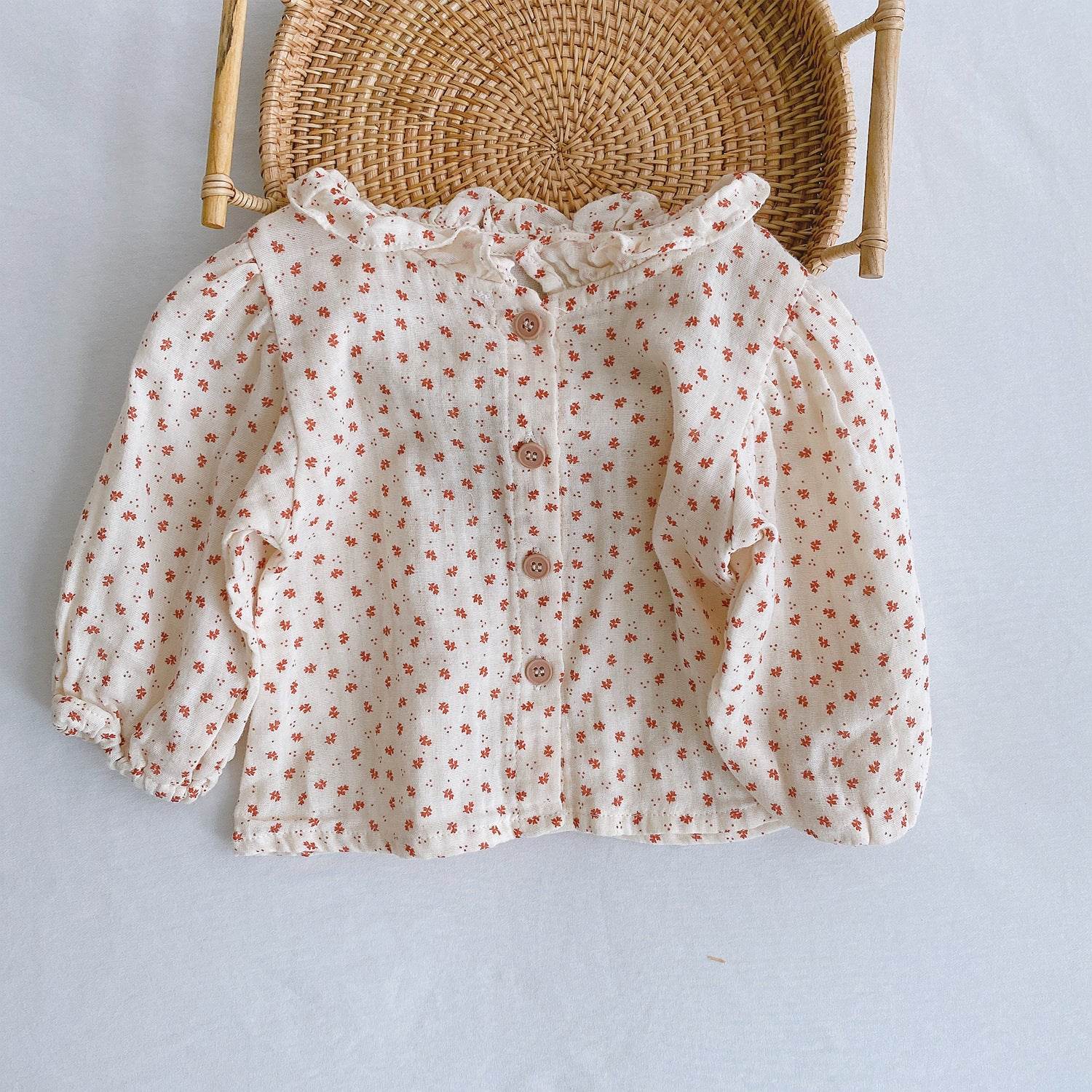 Baby Romper 0-2 Years Old Baby Clothes Baby Girl Foreign Style Pleated Lotus Leaf Sling Climber - Mubimart
