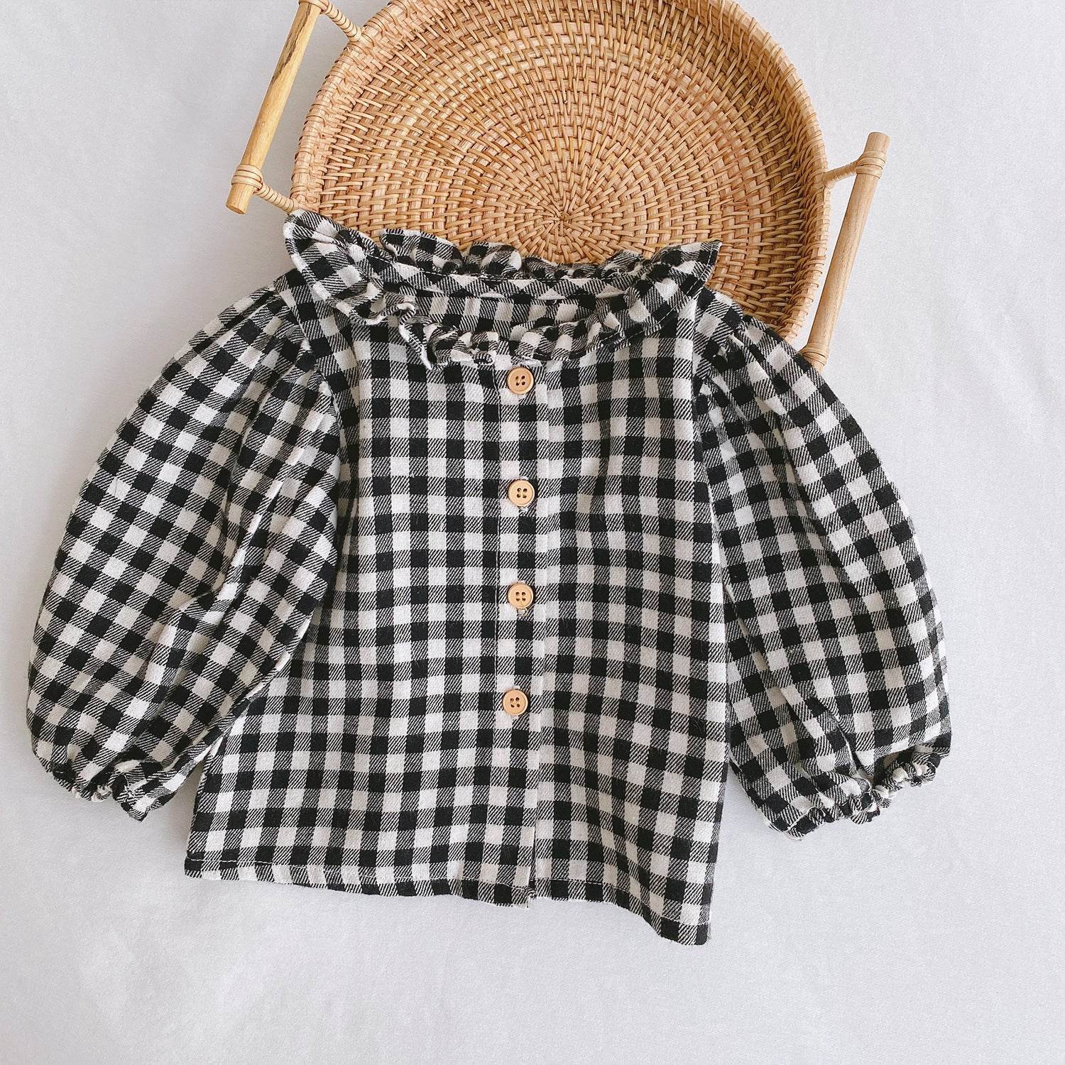 Baby Romper 0-2 Years Old Baby Clothes Baby Girl Foreign Style Pleated Lotus Leaf Sling Climber - Mubimart