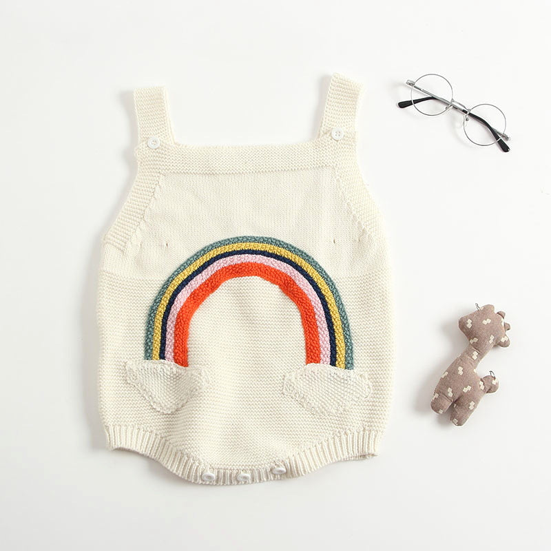 Baby Romper Girls Baby Vest One-Piece 3-6-9 Months Kids - Mubimart -  