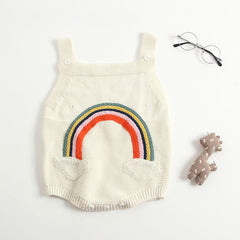 Baby Romper Girls Baby Vest One-Piece 3-6-9 Months Kids - Mubimart - Baby Cloth 