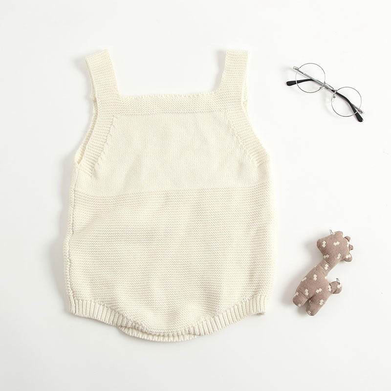 Baby Romper Girls Baby Vest One-Piece 3-6-9 Months Kids - Mubimart