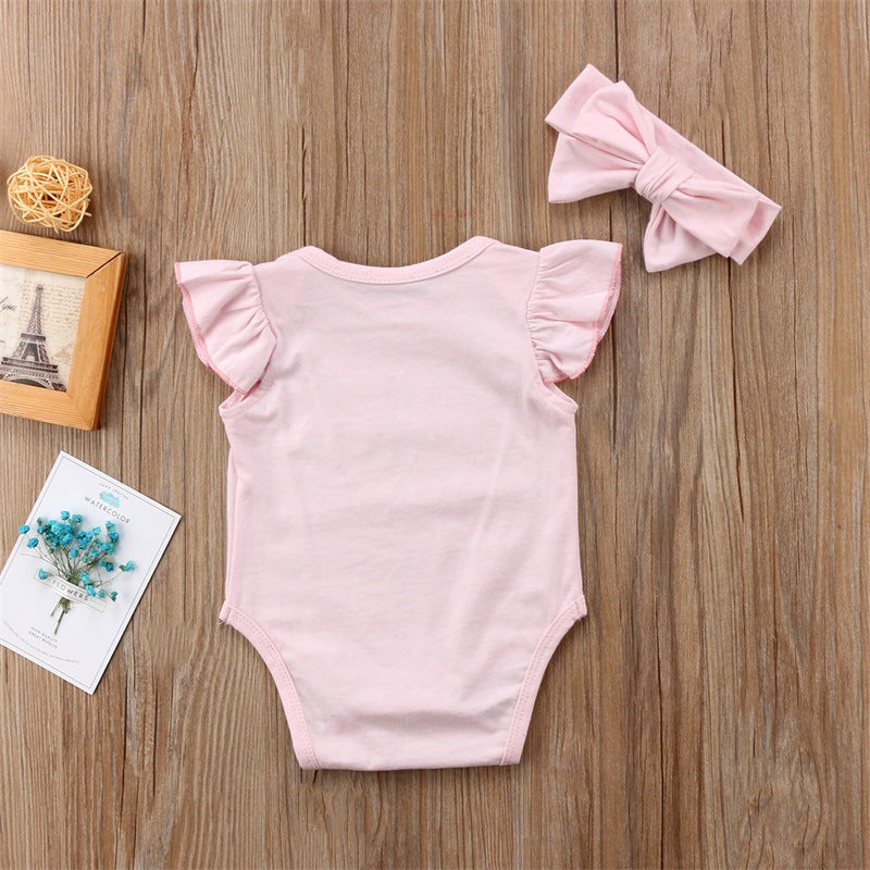 Mubimart Baby Romper Hair Band 2-piece Set Mubimart Adorable baby clothes Baby fashion set Baby girl cute outfit Baby girl daily wear Baby girl fashion accessory Baby girl outfit with hair band Baby girl romper and headband Baby girl wardrobe set Baby romper set Comfortable baby clothing Cute baby romper Easy wear baby romper High-quality baby wear Infant clothing set Infant fashion set Soft baby outfit Stylish infant clothes Trendy baby outfit